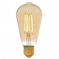 Philips 7W Led Filaman GOLD Ampul (Rustik Lamba) (2000K)