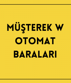 Müşterek W Otomat Baraları