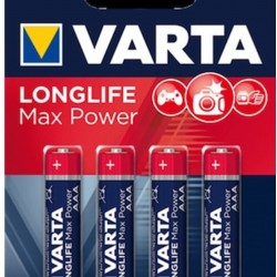 VARTA Longlife Max Power Aaa Alkalin Ince Pil 4 Lü 