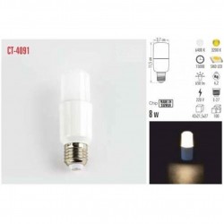 Cata 8W Led Ampul E27 Duylu 3200K Gün Işığı CT-4091