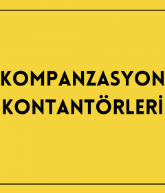 Kompanzasyon Kontaktörleri