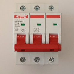Himel 3*25a C Tipi 4,5ka Otomatik Sigorta-hdb3whl3c25