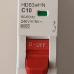 HİMEL B TİPİ 1P 4.5kA 16A OTOMAT HDB3wHL1B16