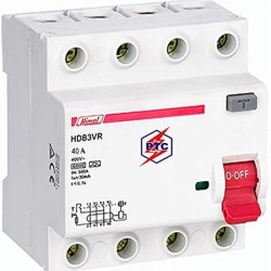 HİMEL 4P 40A 300mA KAÇAK AKIM RÖLESİ HDB3VR440TC